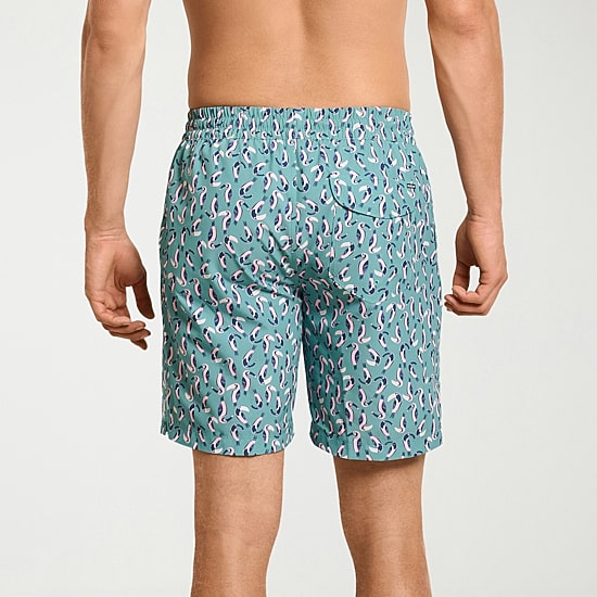 Hurley Mens Drawstring Waist 7 1/2" Ombre Swim Trunks