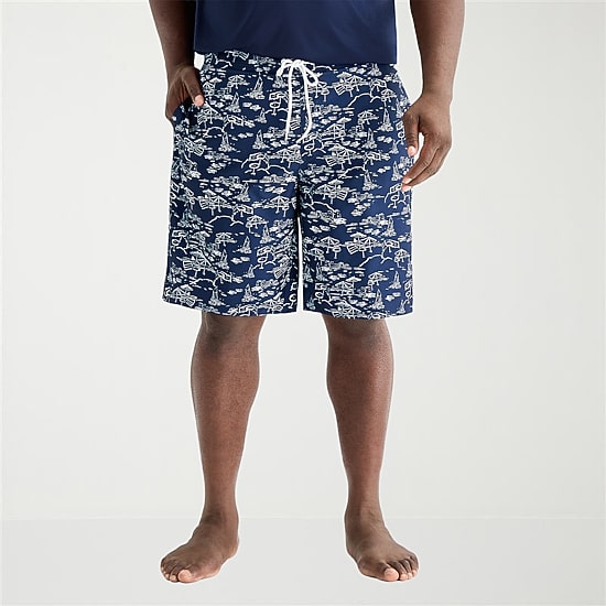 St. John's Bay Mens 10" Floral Big and Tall Board Shorts