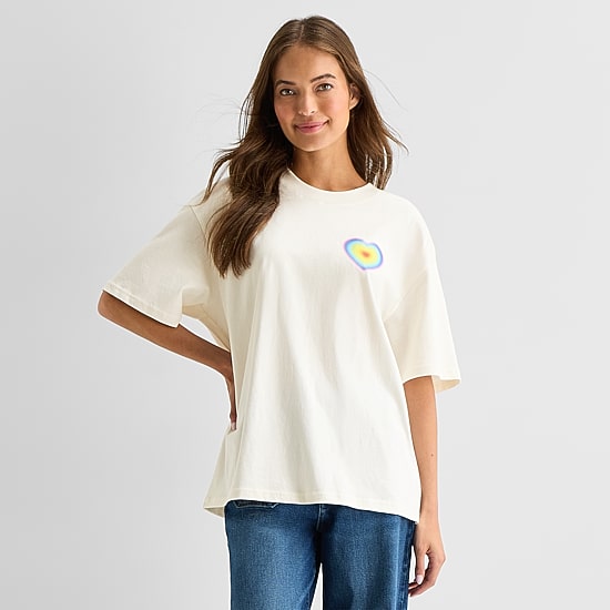 Hope & Wonder Pride Unisex Adult Crew Neck Short Sleeve Regular Fit Graphic T-Shirt