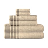 Home Expressions Stripe 6-pc. Bath Towel Set