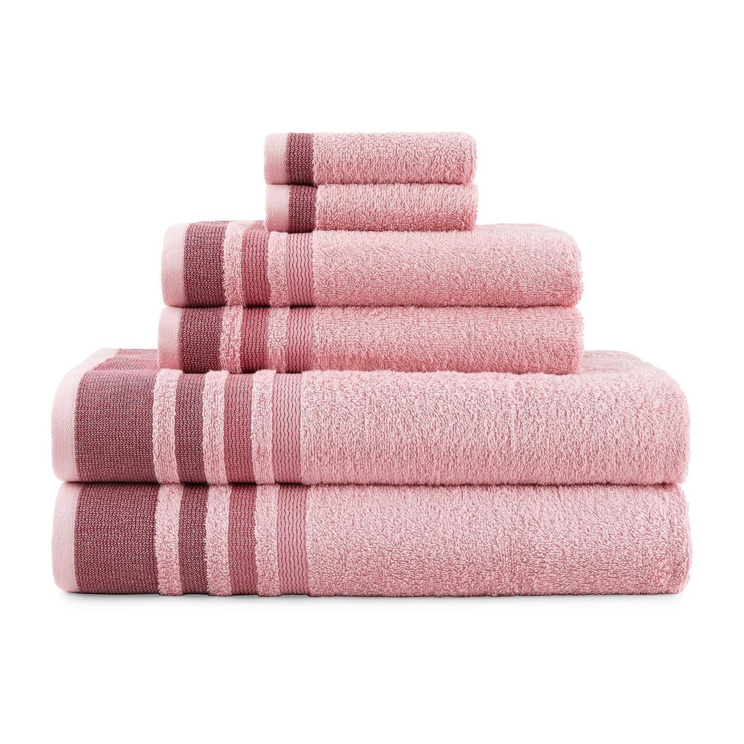 Home Expressions Solid & Stripe Bath Towel