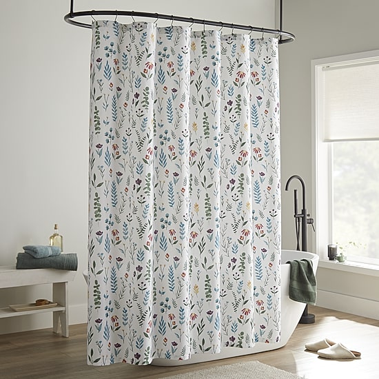 Home Expressions Wildflowers Shower Curtain