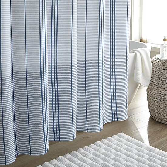 Home Expressions Rugby Stripe Shower Curtain