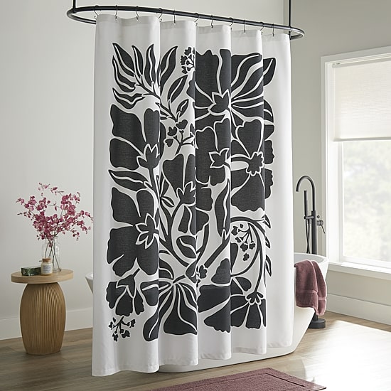 Home Expressions Dazed Floral Shower Curtain