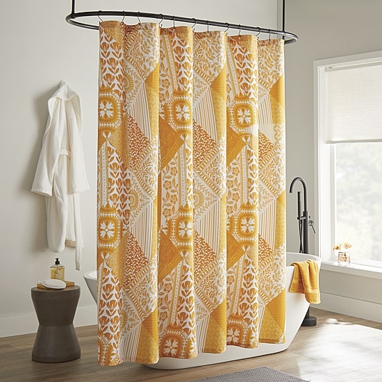 Home Expressions Patchwork Petals Shower Curtain