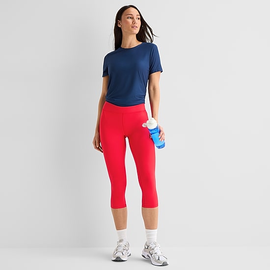 Xersion EverContour+ Womens High Rise 21" Cropped Legging