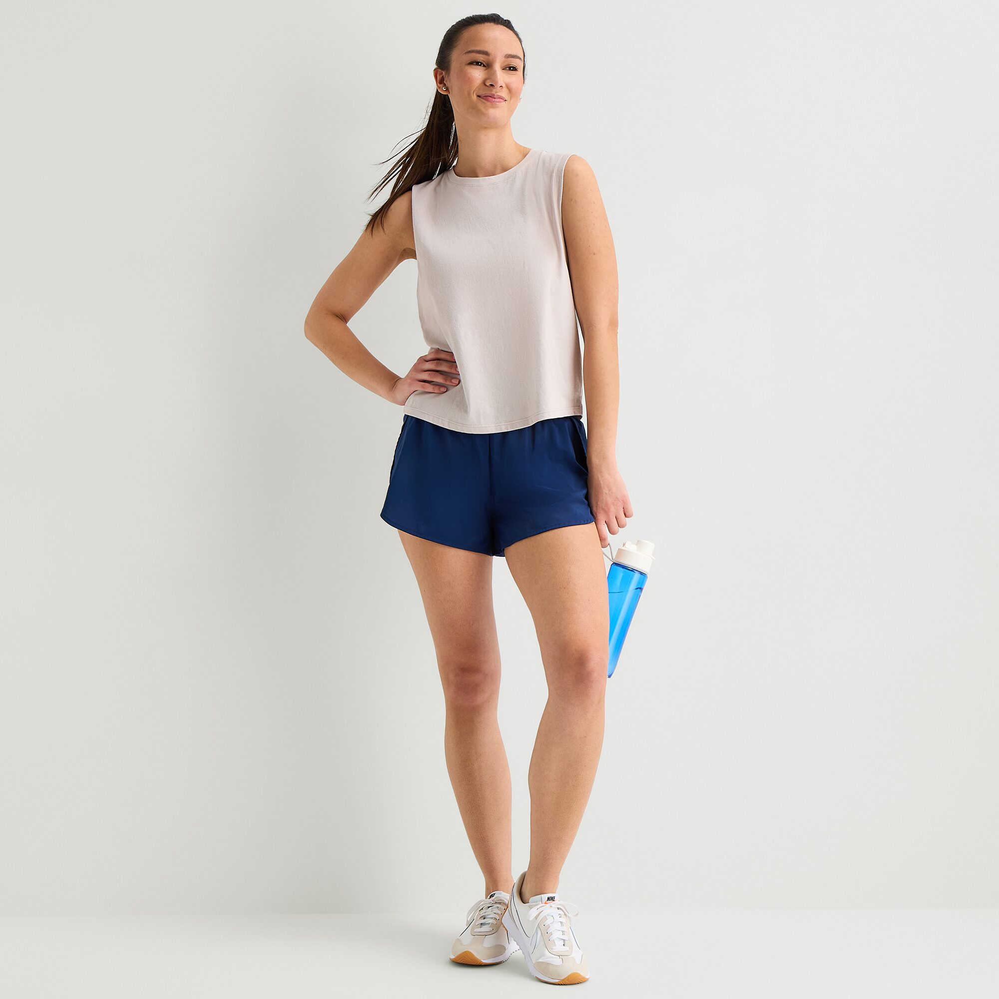 Xersion Womens Crew Neck Sleeveless Active Tank Top