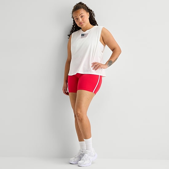 Xersion Womens Crew Neck Sleeveless Active Plus Tank Top