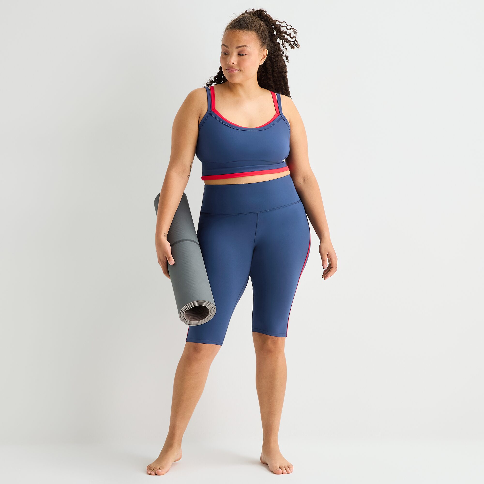Xersion EverUltra™ 14.5" Womens High Rise Plus Capri Legging
