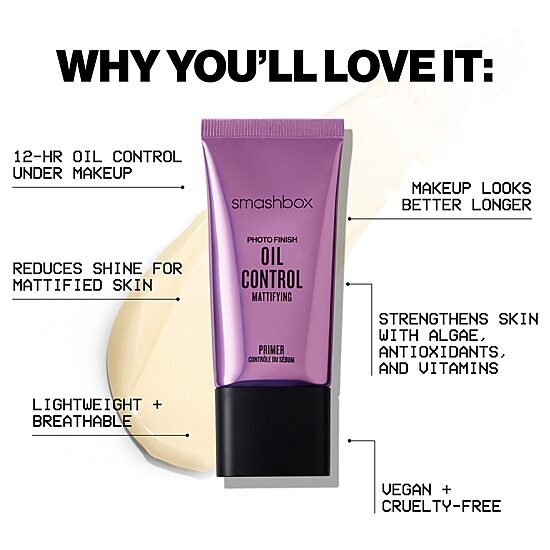 Smashbox Photo Finish Control Mattifying Face Primer With Salicylic Acid