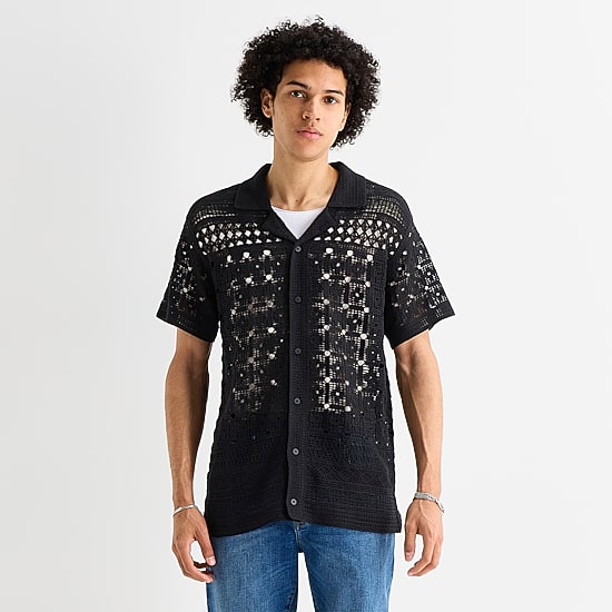 Arizona Mens Short Sleeve Polo Sweater