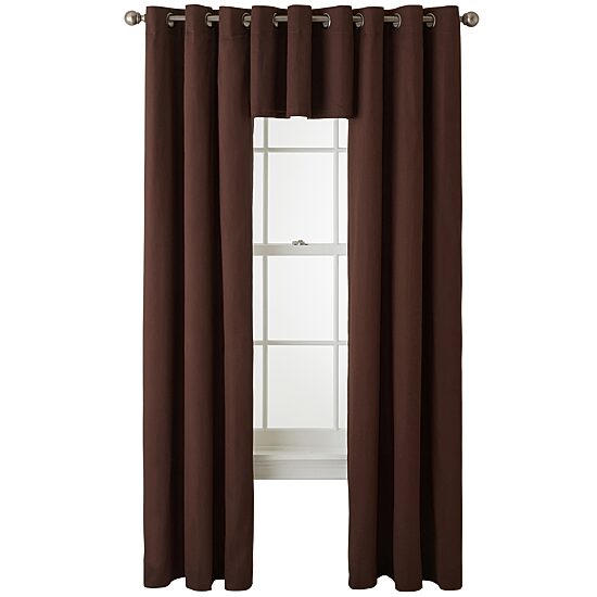 JCPenney Home Grommet Top Energy Saving Single Curtain Panel