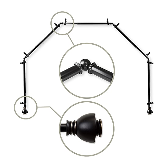 Rod Desyne Alma 5 Sided Bay Window Rod