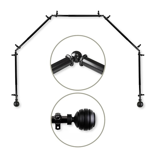 Rod Desyne Poise 5 Sided Bay Window Rod