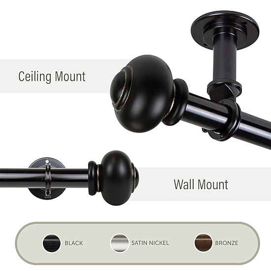 Rod Desyne Rotunda Ceiling Curtain Rod