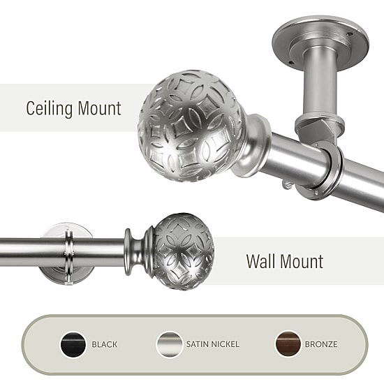 Rod Desyne Odelia Ceiling Curtain Rod