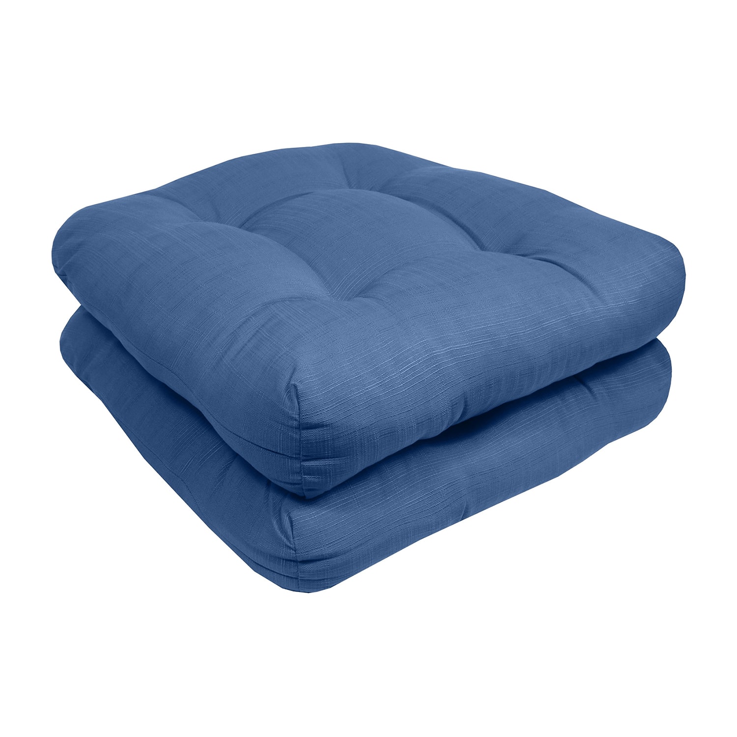 Sweet Home Collection™ Patio Cushions Indoor/Outdoor Reversible Chair Pads Tufted 19" x