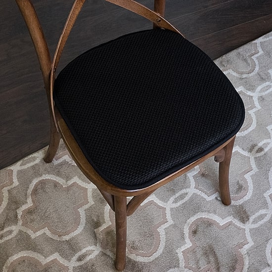Sweet Home Collection™ Honeycomb Memory Foam No Slip Back 16" x 16" Chair Pad Cushion