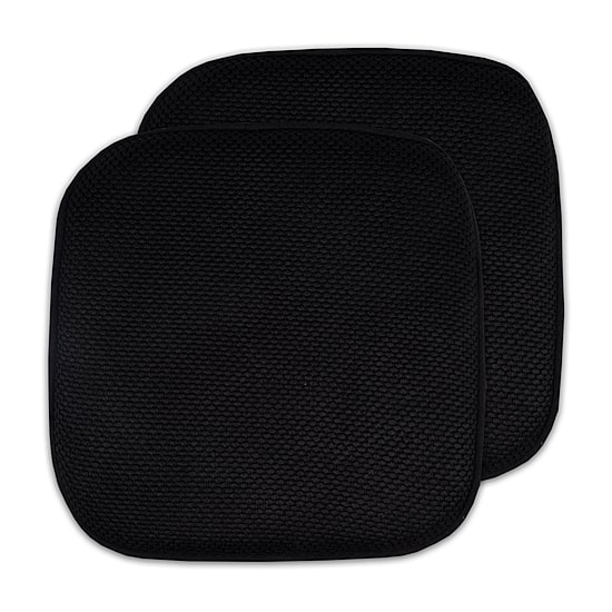 Sweet Home Collection™ Honeycomb Memory Foam No Slip Back 16" x 16" Chair Pad Cushion