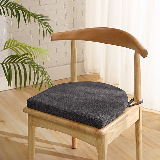 Sweet Home Collection™ U-Shape High Density Memory Foam Chair Pads with Ties