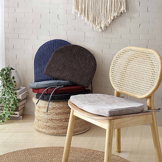 Sweet Home Collection™ U-Shape High Density Memory Foam Chair Pads with Ties