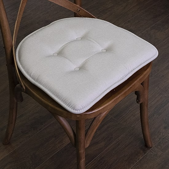 Sweet Home Collection™ Solid Color U Shaped Memory Foam 17" x 16" Chair Cushions