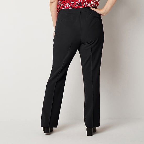 Liz Claiborne Audra Womens Straight Mid Rise Trouser