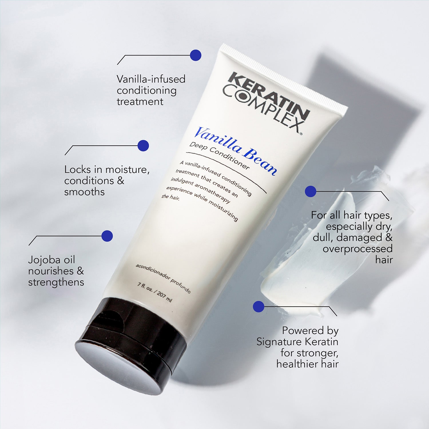 Keratin Complex Vanilla Bean Conditioner 7 oz.