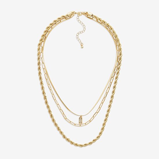 Mixit Womens Hypoallergenic 20 Inch Strand Necklace