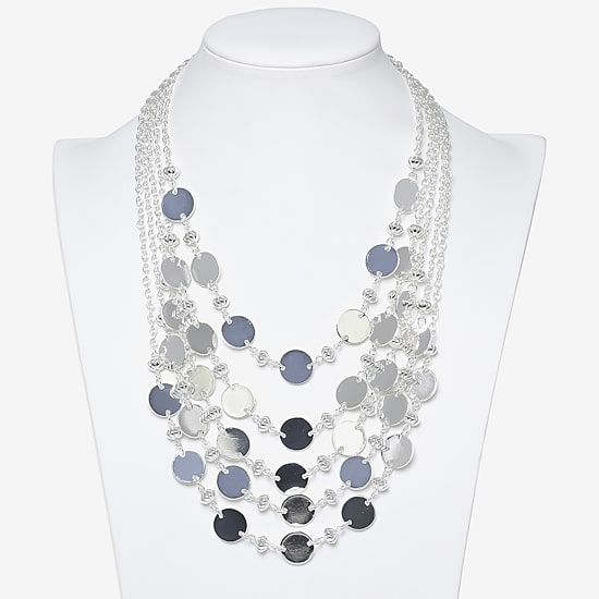 Bold Elements Womens 28 Inch Statement Necklace
