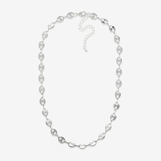 Mixit Womens 16 Inch Popcorn Chain Necklace