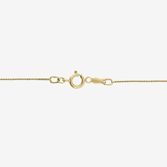 (G/Si2) Womens 1/2 CT. T.W. Lab Grown White Diamond 10K Gold Cross 18 Inch Pendant Necklace