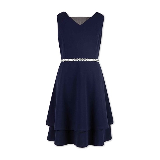 Speechless Big Kid Girls Embellished Sleeveless Skater Dress