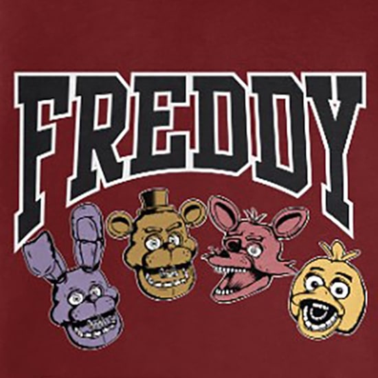 Little & Big Kid Boys Long Sleeve Five Nights at Freddys Fleece Hoodie
