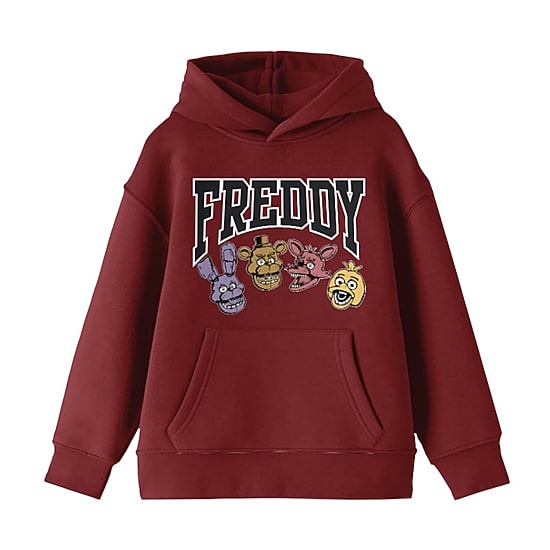 Little & Big Kid Boys Long Sleeve Five Nights at Freddys Fleece Hoodie