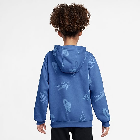 Nike Club Big Kid Unisex Long Sleeve Active Hoodie
