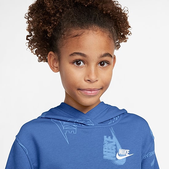 Nike Club Big Kid Unisex Long Sleeve Active Hoodie