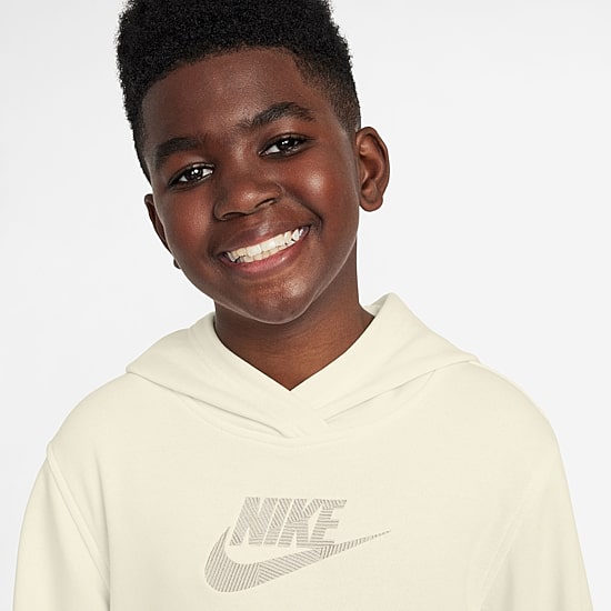 Nike Club Big Kid Unisex Long Sleeve Active Hoodie