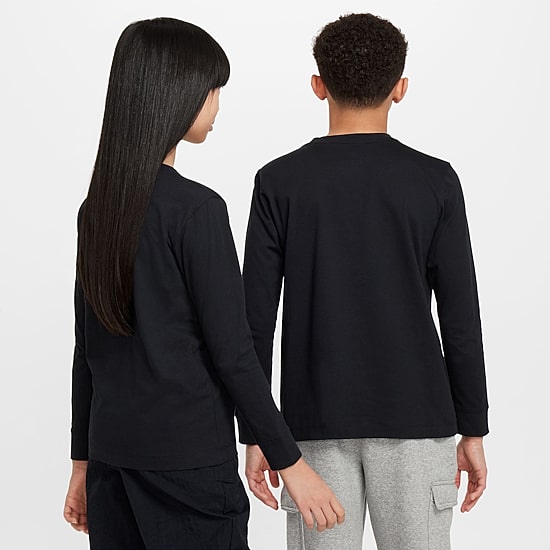Nike Futura Big Kid Unisex Crew Neck Long Sleeve Active T-Shirt