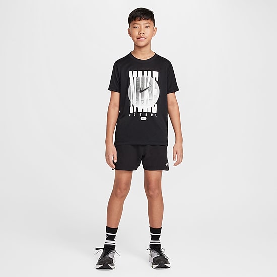Nike Dri-Fit Big Kid Unisex Crew Neck Short Sleeve Regular Fit Graphic T-Shirt