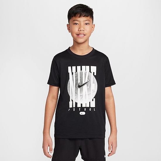 Nike Dri-Fit Big Kid Unisex Crew Neck Short Sleeve Regular Fit Graphic T-Shirt
