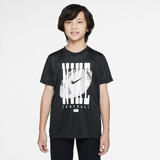 Nike Dri-Fit Big Kid Unisex Crew Neck Short Sleeve Regular Fit Graphic T-Shirt