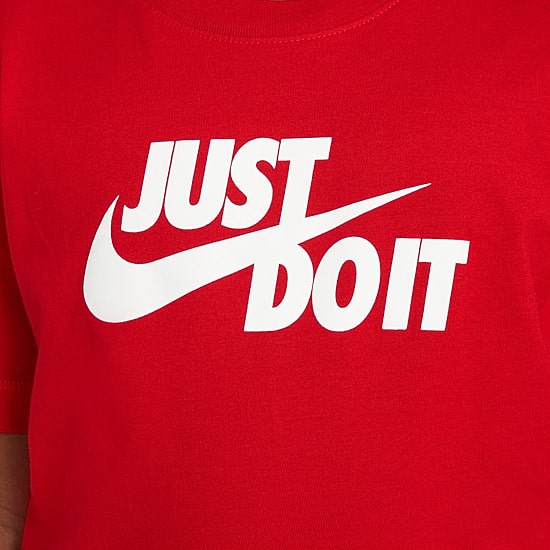 Nike Club Just Do It Big Kid Unisex Crew Neck Short Sleeve Regular Fit Graphic T-Shirt
