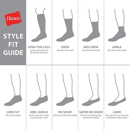 Hanes® Men's Ultimate Soft & Durable12-Pack Crew Socks