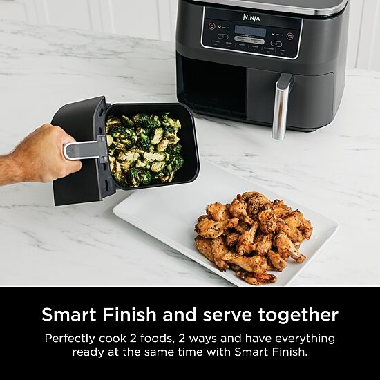 Ninja Foodi 6-in-1 8 Quart 2-Basket Air Fryer with DualZone Technology