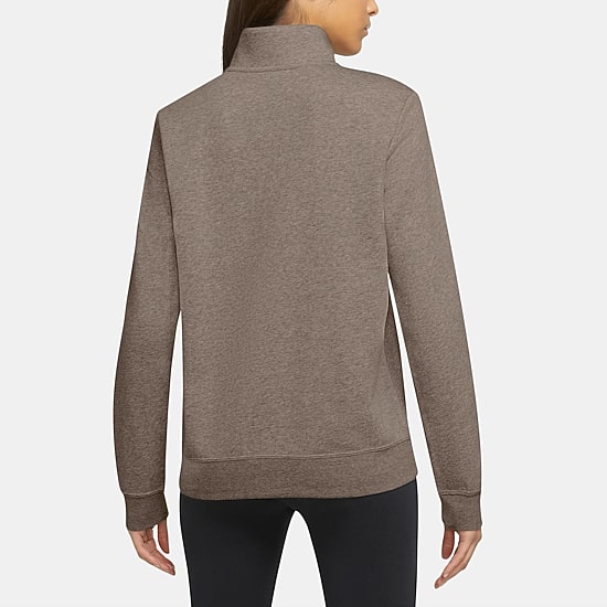 Nike Womens Mock Neck Long Sleeve Active Quarter-Zip Pullover