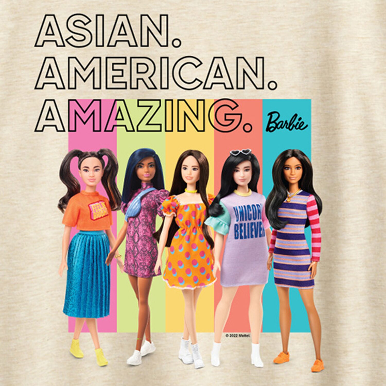 Womens Crew Neck Short Sleeve Regular Fit Barbie Graphic T-Shirt