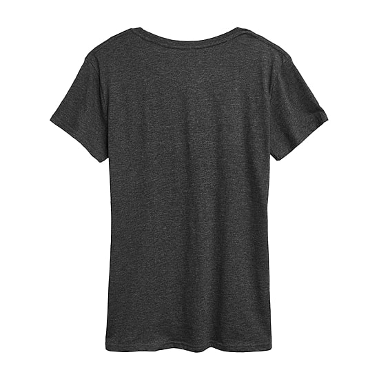 Womens Crew Neck Short Sleeve Regular Fit Graphic T-Shirt