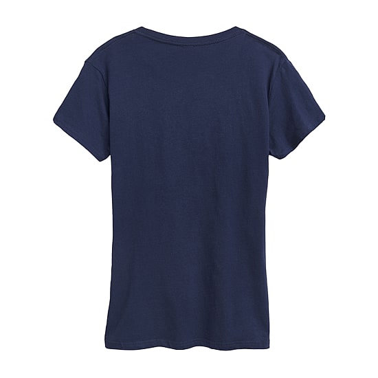 Womens Crew Neck Short Sleeve Regular Fit Graphic T-Shirt