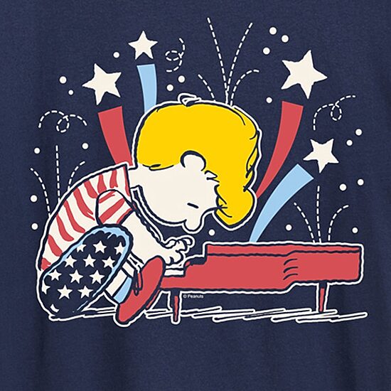 Womens Crew Neck Short Sleeve Regular Fit Peanuts Graphic T-Shirt